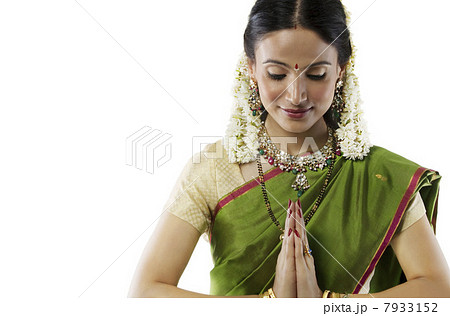 South Indian woman greeting 7933152