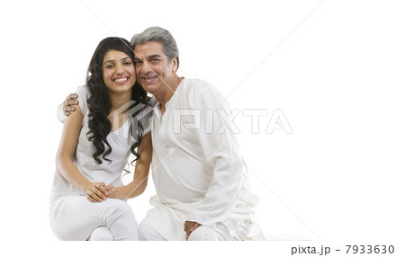 Portrait of father and daughter Portrait of father and daughter 7933630