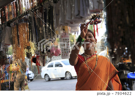 Maharashtrian woman shopping 7934622