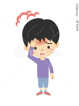 発熱の小学生 7934803