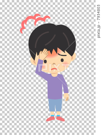 Elementary school student of fever 7934803