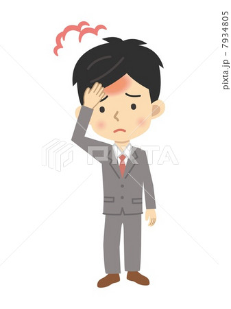 発熱のビジネスマン 7934805