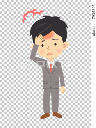 発熱のビジネスマン 7934805