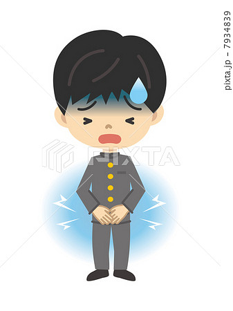 腹痛の中学生 7934839