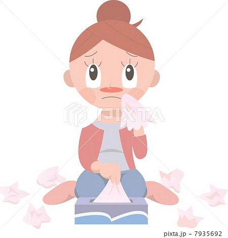 花粉症の女性 7935692