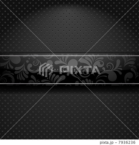 Abstract floral banner 7936236