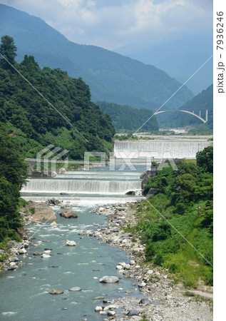 日本一の暴れ川の常願寺川 7936246