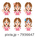 女性の表情 7936647