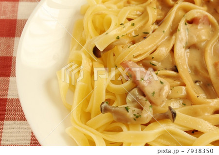 キノコとベーコンのクリームパスタ 7938350