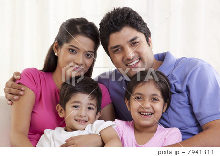 Close-up portrait of a happy family Close-up portrait of a happy family 7941311