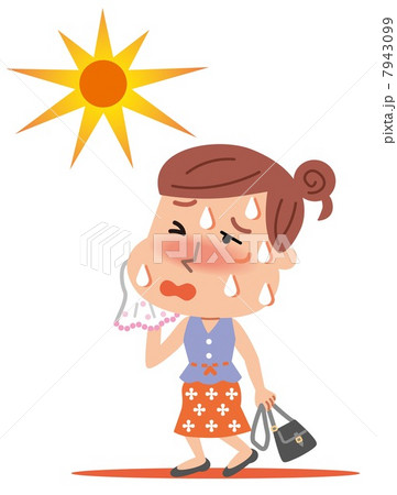 熱中症 女性 イラスト 熱中症 女性 イラスト 7943099