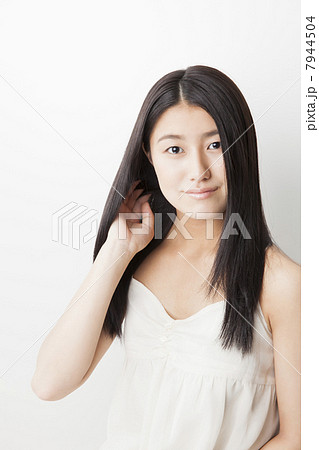 ストレートの黒髪の女性 ストレートの黒髪の女性 7944504