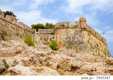 Citadel Fortezza in city of Rethymno, Crete, Greece 7945397