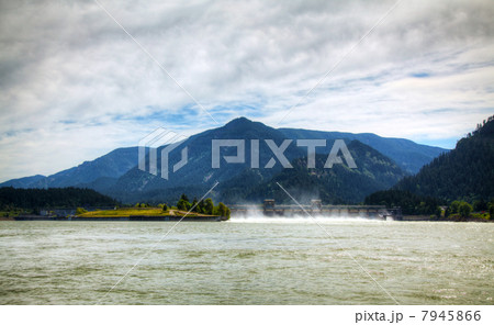 Spillway of Bonneville Dam 7945866