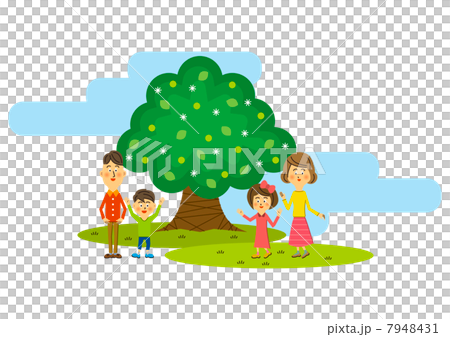 Family and tree 7948431