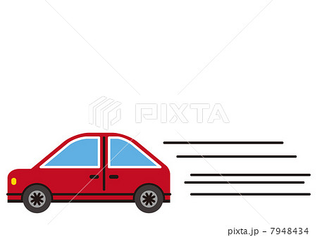 走る車のイラスト素材 7948434 Pixta
