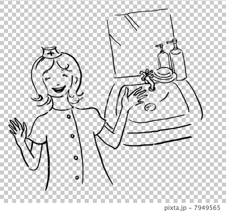 一位微笑的護士 7949565