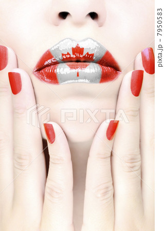 Canadian patriot. Vertical composition. Canadian patriot. Vertical composition. 7950583