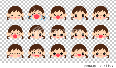 Girl's expression icon Girl's expression icon 7951195