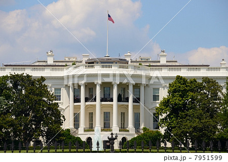 アメリカ ワシントン ホワイトハウスの写真素材
