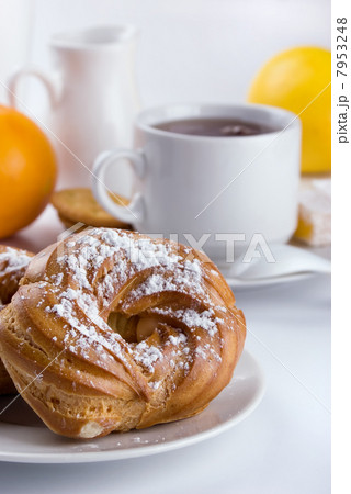 Breakfast with donuts Breakfast with donuts 7953248