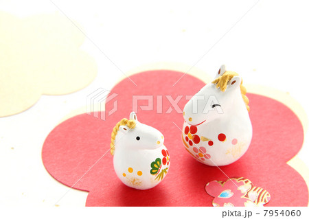 午・シンプル親子02ぼかし 7954060