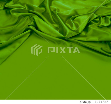 green silk fabric background 7954282