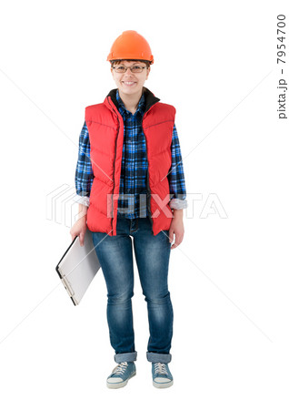 engineer woman isolated 7954700