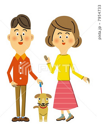 男女と犬 男女と犬 7954733