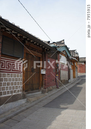 韓国　ソウル　北村韓屋村 7955915