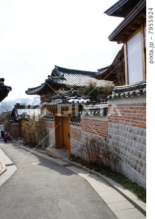 韓国　ソウル　北村韓屋村 7955924