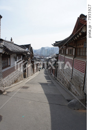 韓国　ソウル　北村韓屋村 7955927