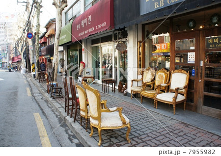 韓国　ソウル　梨泰院　アンティークストリート 7955982