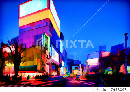 新宿駅東口 7958093