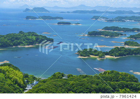 石岳展望台からの九十九島大パノラマ 石岳展望台からの九十九島大パノラマ 7961424