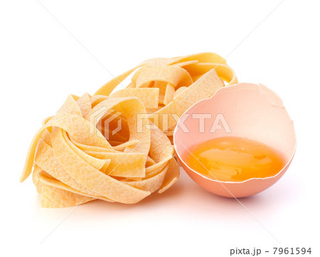 Italian egg pasta fettuccine nest Italian egg pasta fettuccine nest 7961594