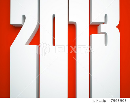 2013 year isolated on red background illustration 2013 year isolated on red background illustration 7963903
