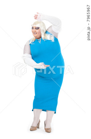 Drag queen dressed as a female singer 7965967