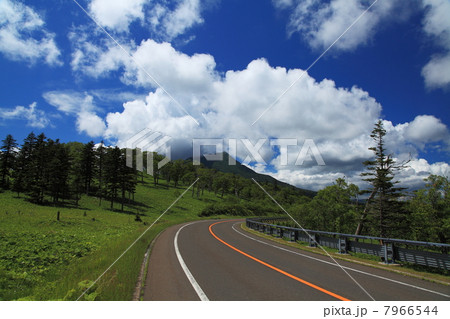 夏の阿寒湖雌阿寒岳 夏の阿寒湖雌阿寒岳 7966544