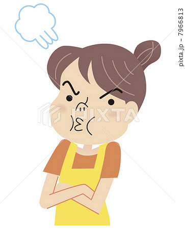 怒る主婦 7966813