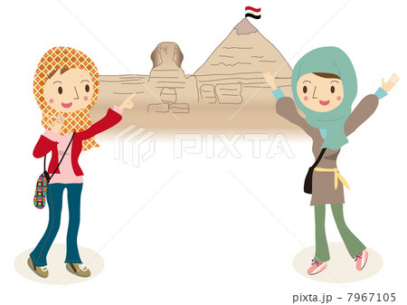 旅をする女性 エジプト 旅をする女性 エジプト 7967105