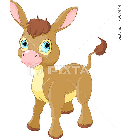 Cute Smiling Donkey 7967444
