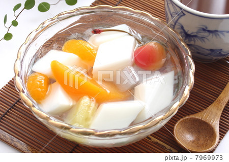 杏仁豆腐　お茶 7969973