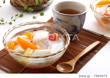杏仁豆腐　お茶 7969974