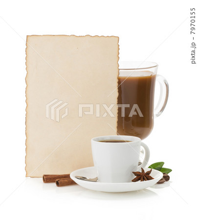 cup of coffee isolated on white 7970155