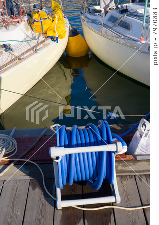 Yachts in marina 7970883