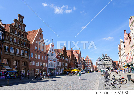 ドイツ　リューネブルク　旧港 7973989