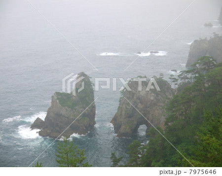 岩手県 やませに霞む北山崎 岩手県 やませに霞む北山崎 7975646