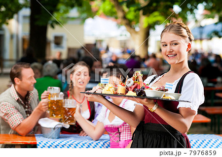 Beer garden restaurant - beer and snacks Beer garden restaurant - beer and snacks 7976859