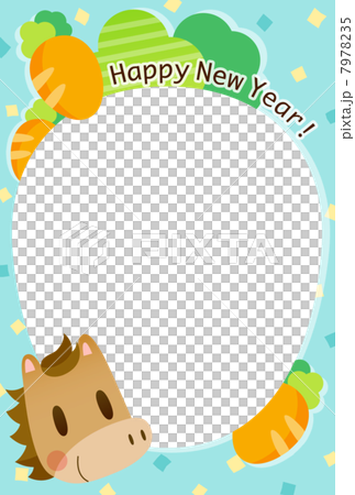 馬年新年的相框包括在內 馬年新年的相框包括在內 7978235